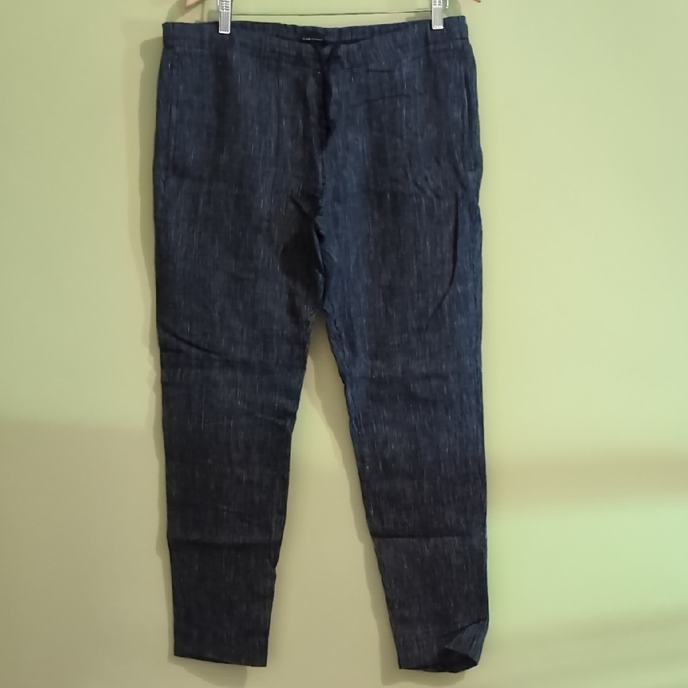 Club Monaco Navy Striped Pants